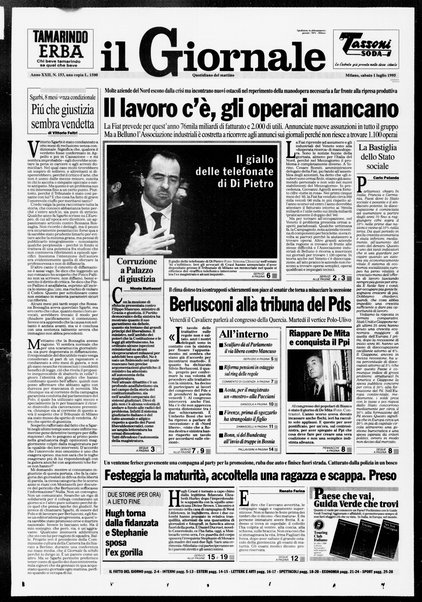 Il giornale : quotidiano del mattino